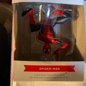 Hallmark Marvel Spider Man Hanging Upside Down Ornament